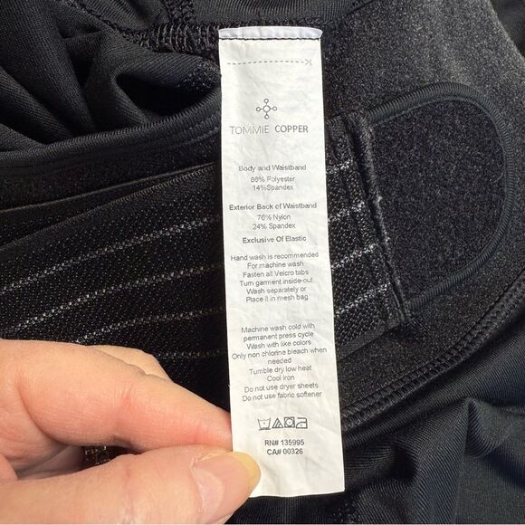 Tommie Copper Women’s Pro Grade Lower Back Support Leggings Adjustable Straps L - Picture 9 of 12